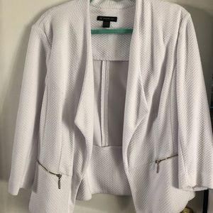 White INC jacket worn once